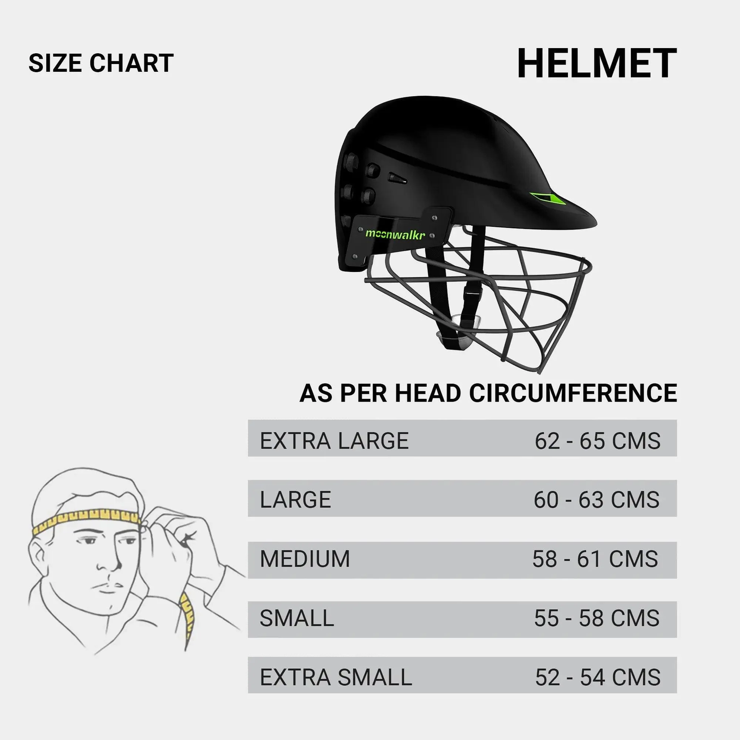 Moonwalkr Cricket Helmet MIND 2.0